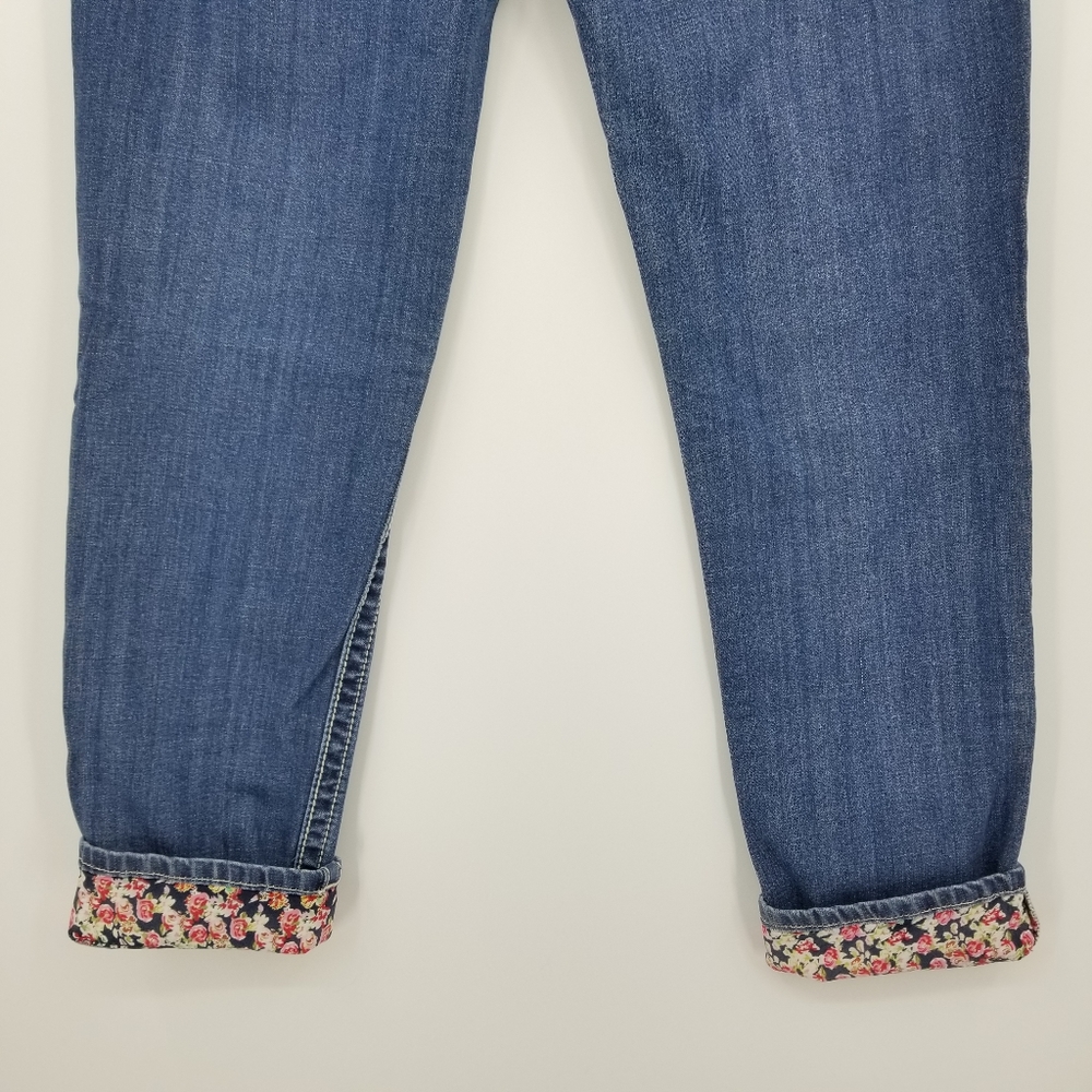 Miss Me Signature Cuffed Floral Skinny Jeans - Picture 6 of 11